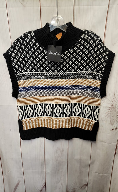 NWT Marled Women's Size S Black Sleeveless Top