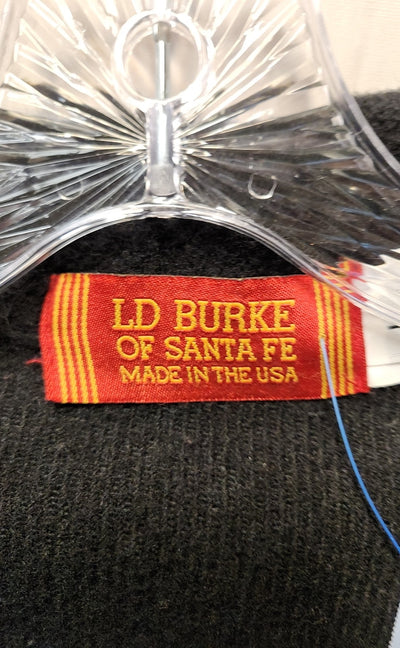 LD Burke Of Santa Fe Men's Size L Black Wool Blend Jacket