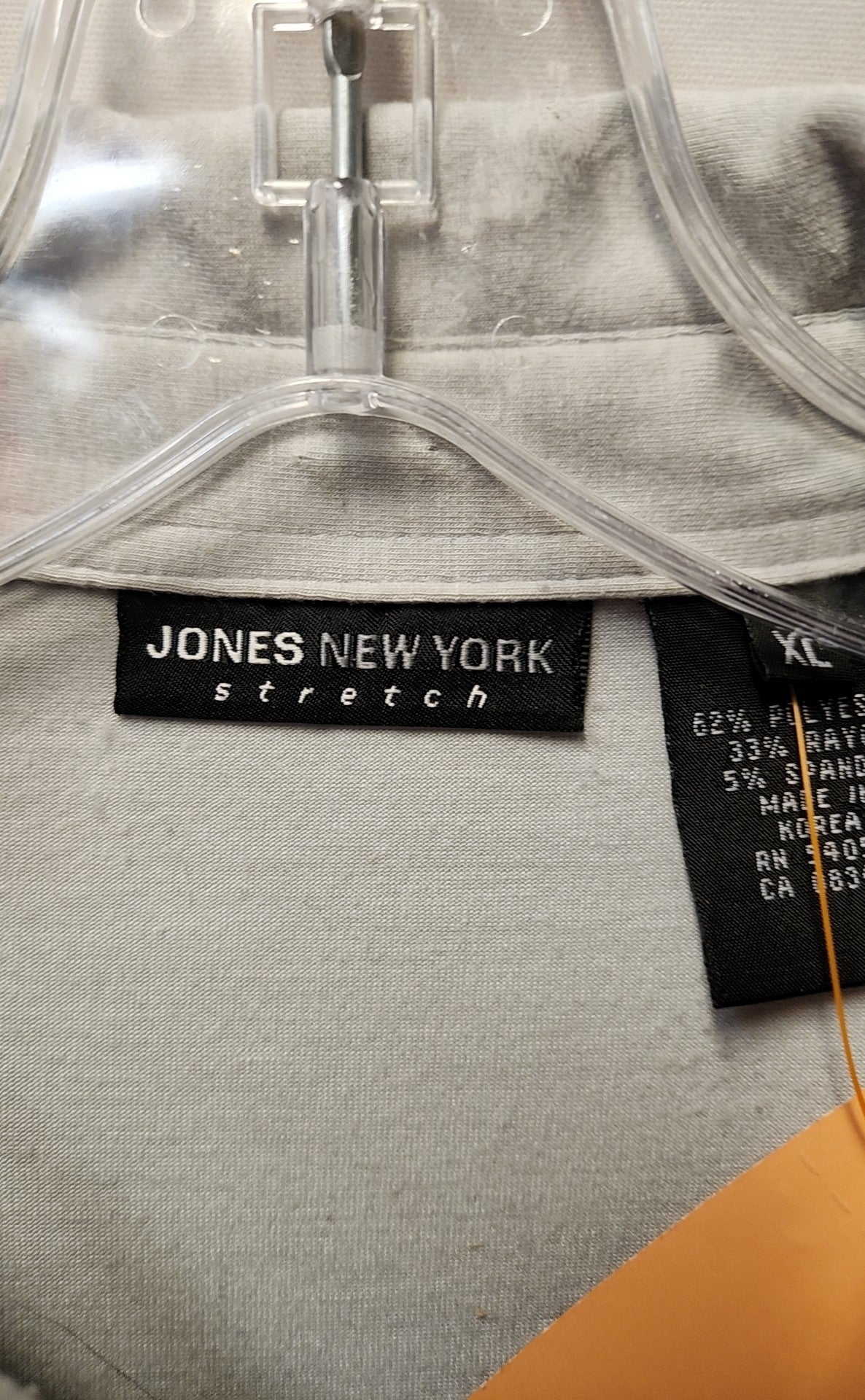 Jones New York Men's Size XL Gray Shirt