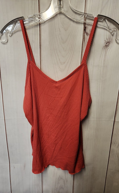 NWT Brit & Bri Women's Size L Red Sleeveless Top