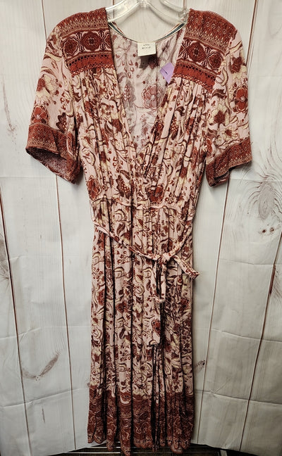 Knox Rose Women's Size M Pink Floral Dress