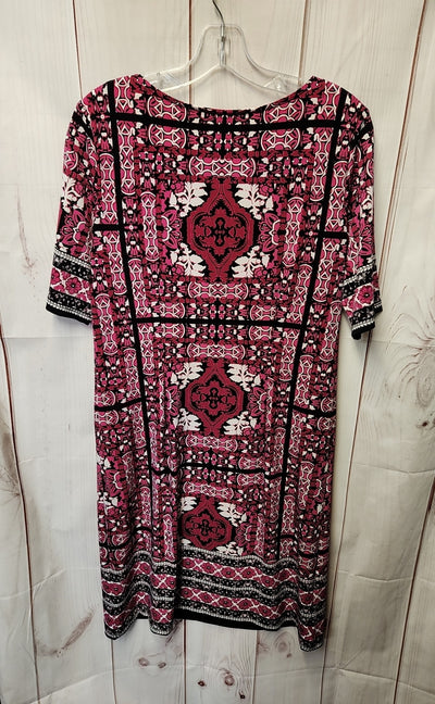 Roz & Ali Women's Size M Pink Dress