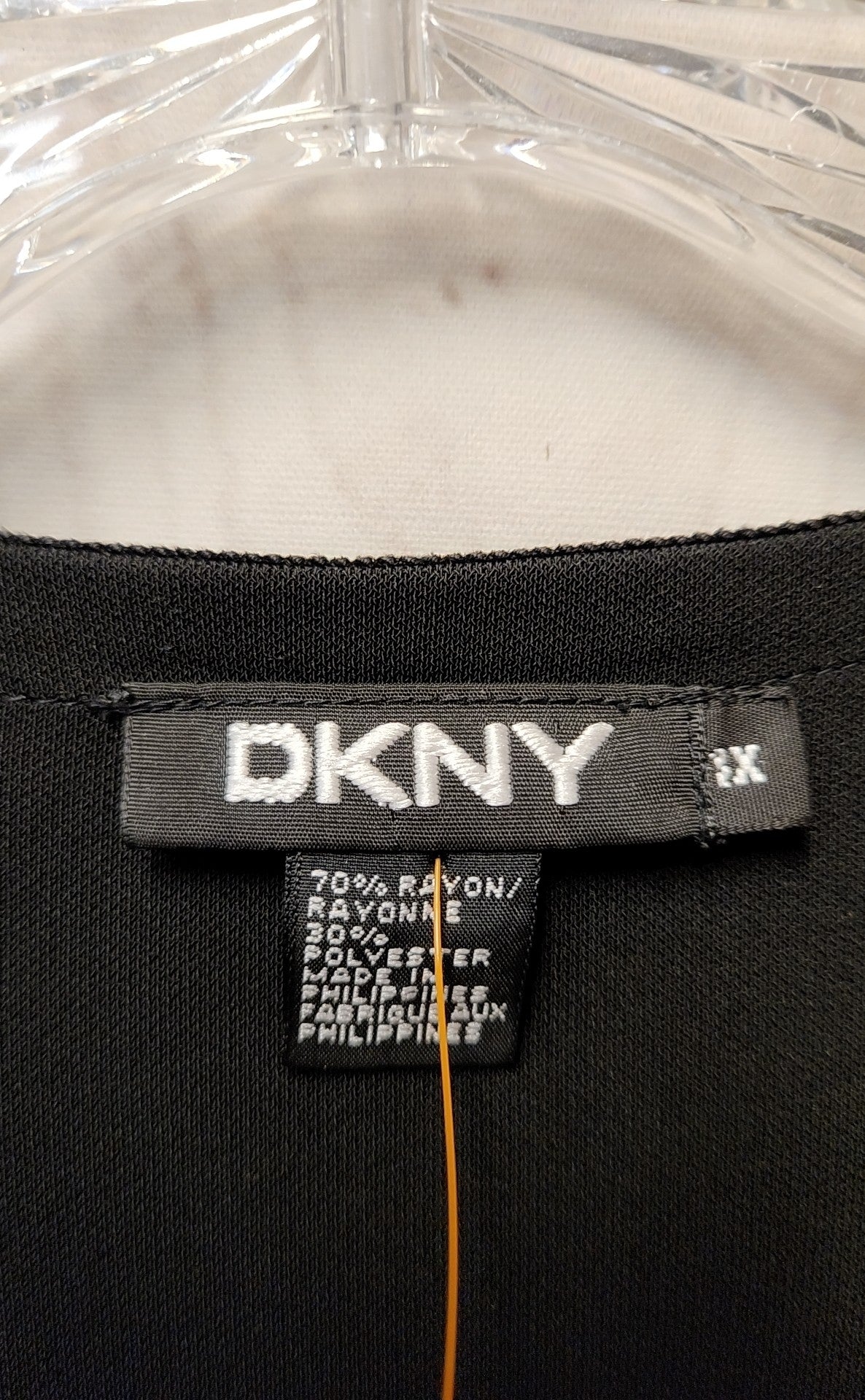 DKNY Women's Size 1X Black Cardigan