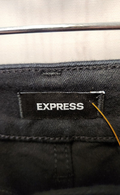 Express Women's Size 24 (00) Black Jeans Mid Rise Curvy Skinny