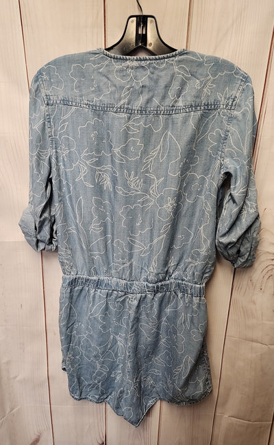 Cloth & Stone Women's Size XS Blue Floral Romper