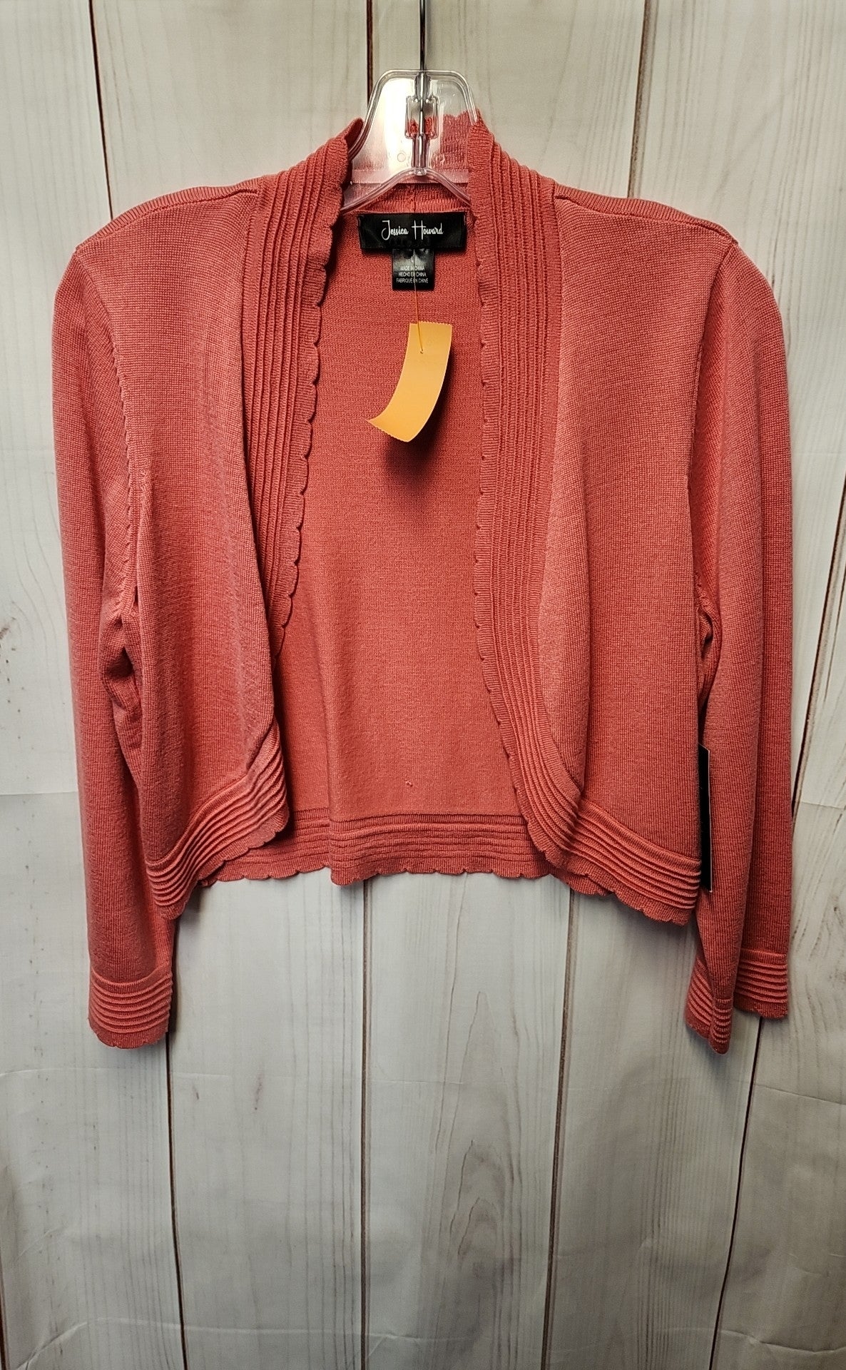 Jessica Howard Women's Size L Pink Cardigan