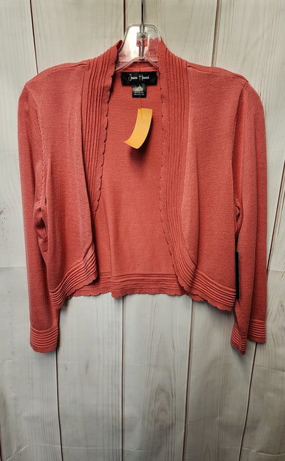Jessica Howard Women's Size L Pink Cardigan