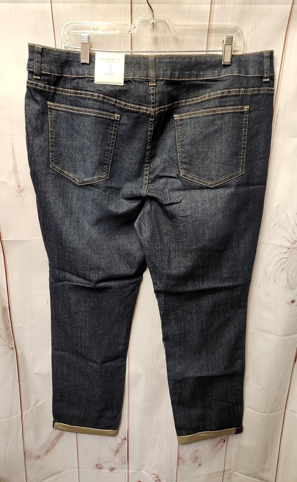 Chico's Women's Size 3 = US 16 Blue Jeans Ankle
