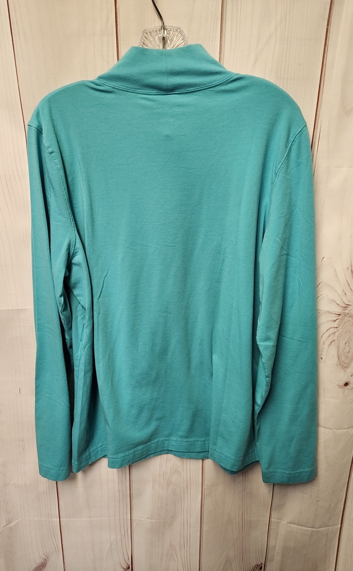 Croft & Barrow Women's Size XL Light Blue Long Sleeve Top