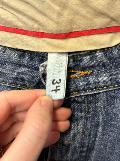 Rogan Men's Size 34 Blue Jeans Button Fly