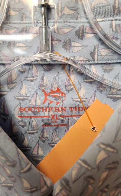 Southern Tide Boy's Size 14 Blue Shirt