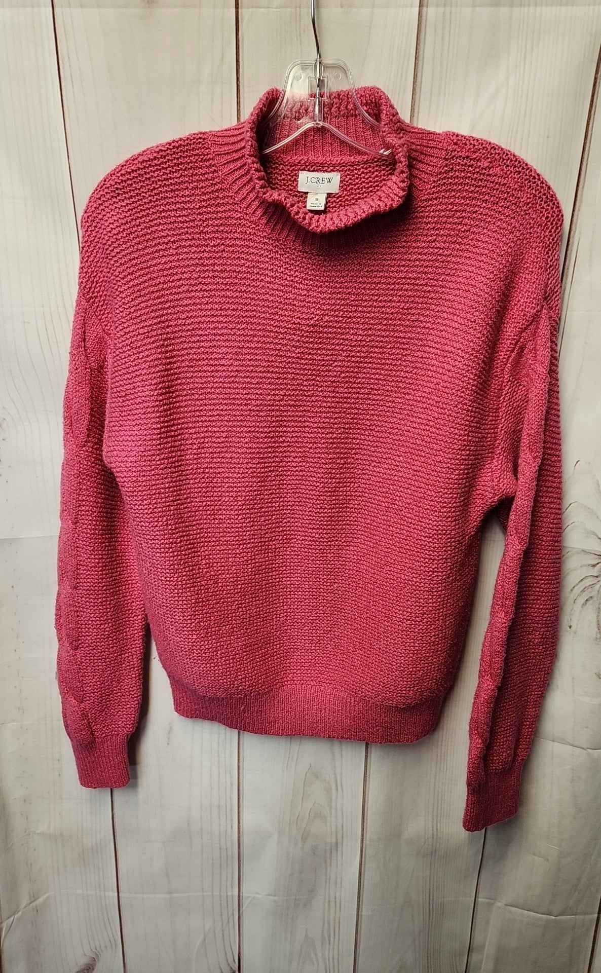 J Crew Women's Size S Pink Sweater