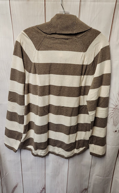 Jeanne Pierre Women's Size M Brown Sweater