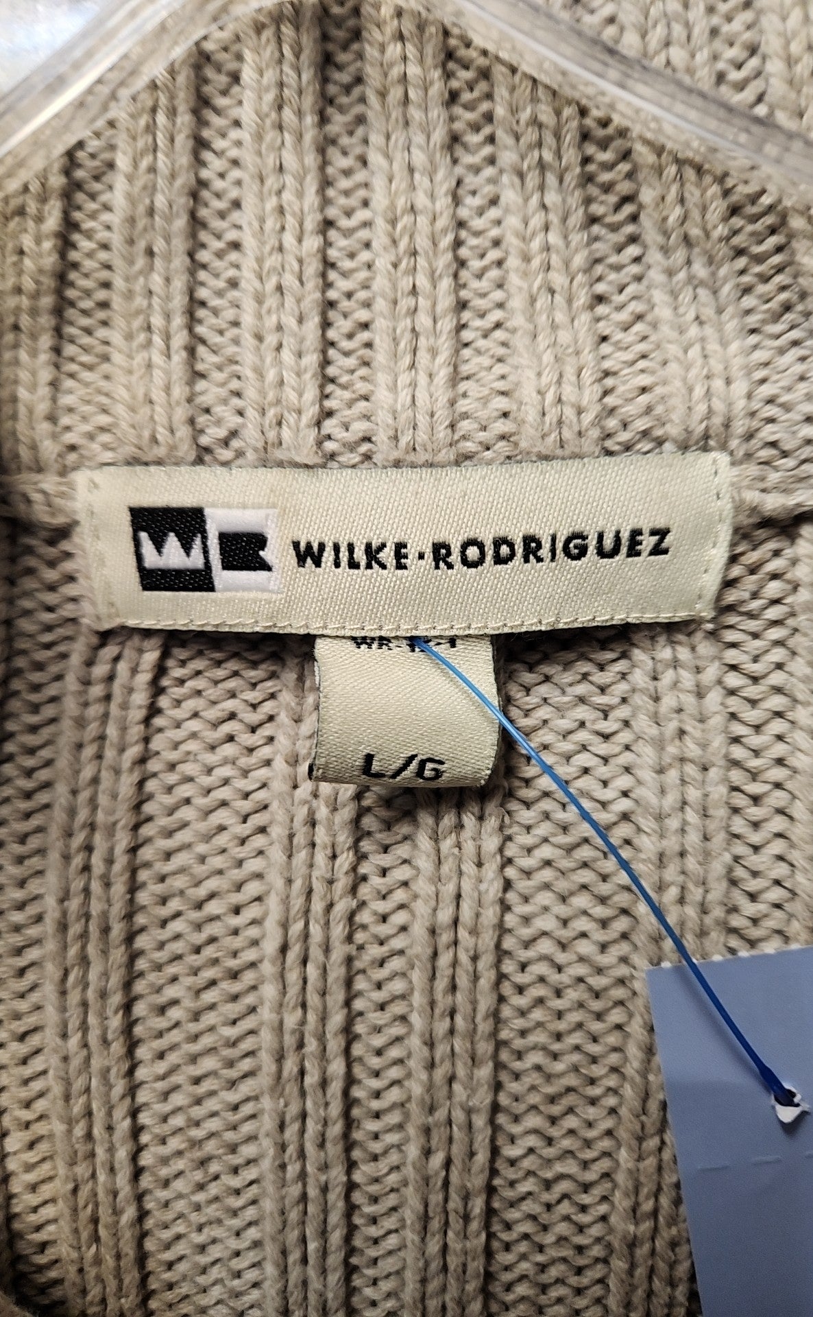Wilke-Rodriguez Men's Size L Beige Sweater