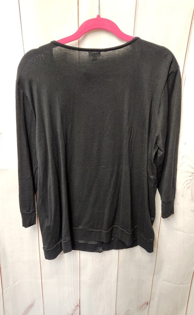 Kieran Women's Size 2X Black Cardigan