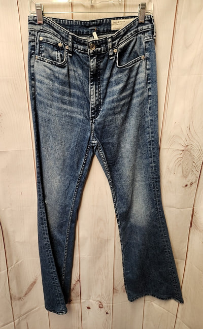 Rag & Bone Women's Size 29 (7-8) Blue Jeans Casey High Rise Flare
