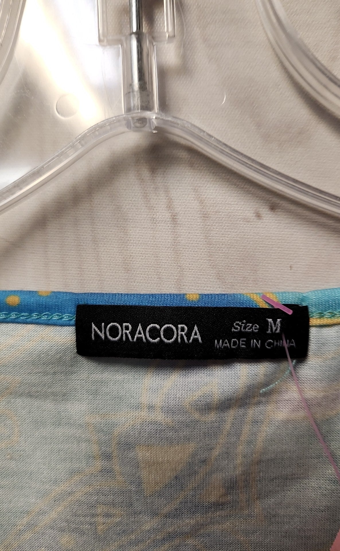 Noracora Women's Size M Blue Sleeveless Top