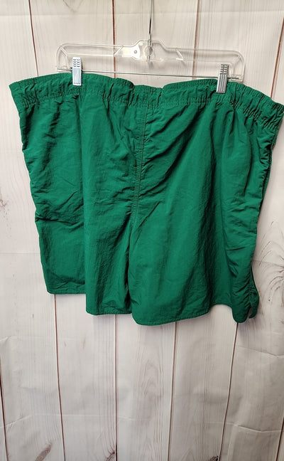 St Johns Bay Men's Size XXL Green Swim Trunks