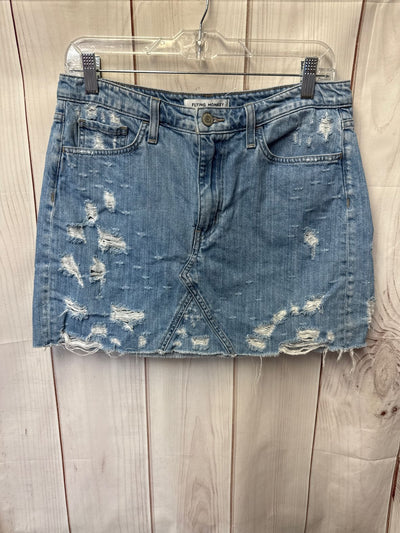 Flying Monkey Women's Size 29 (7-8) Blue Skirt