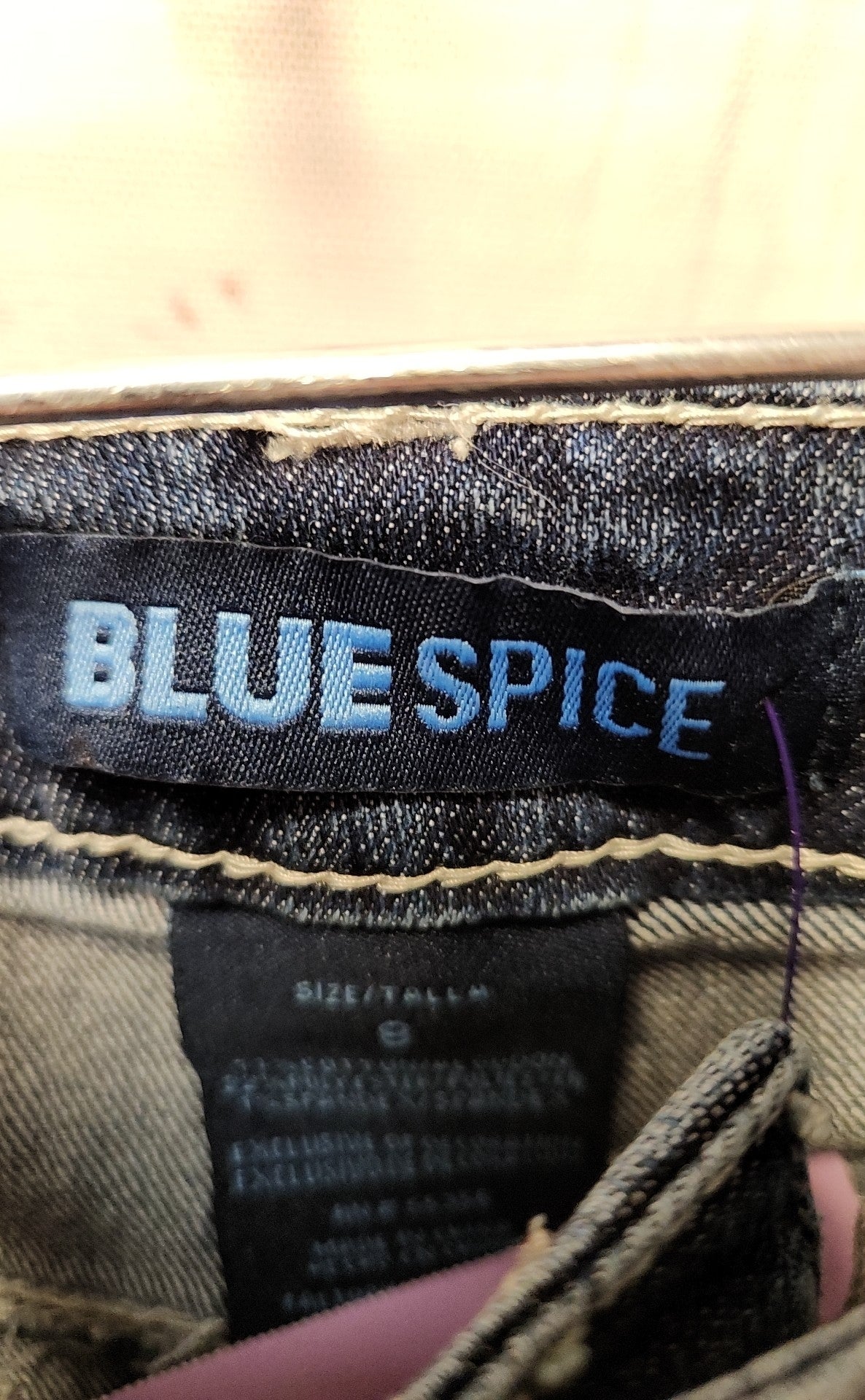 Blue Spice Girl's Size 8 Blue Jeans