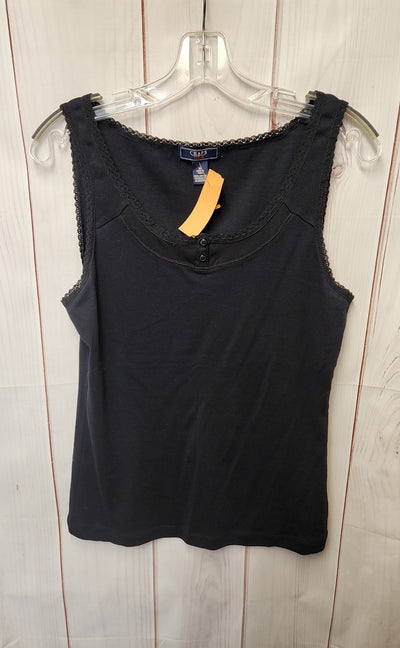 Chaps Women's Size M Black Sleeveless Top