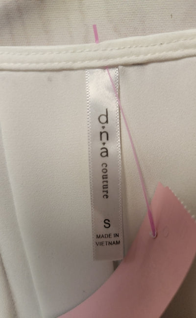 Dna Couture Women's Size S White Long Sleeve Top