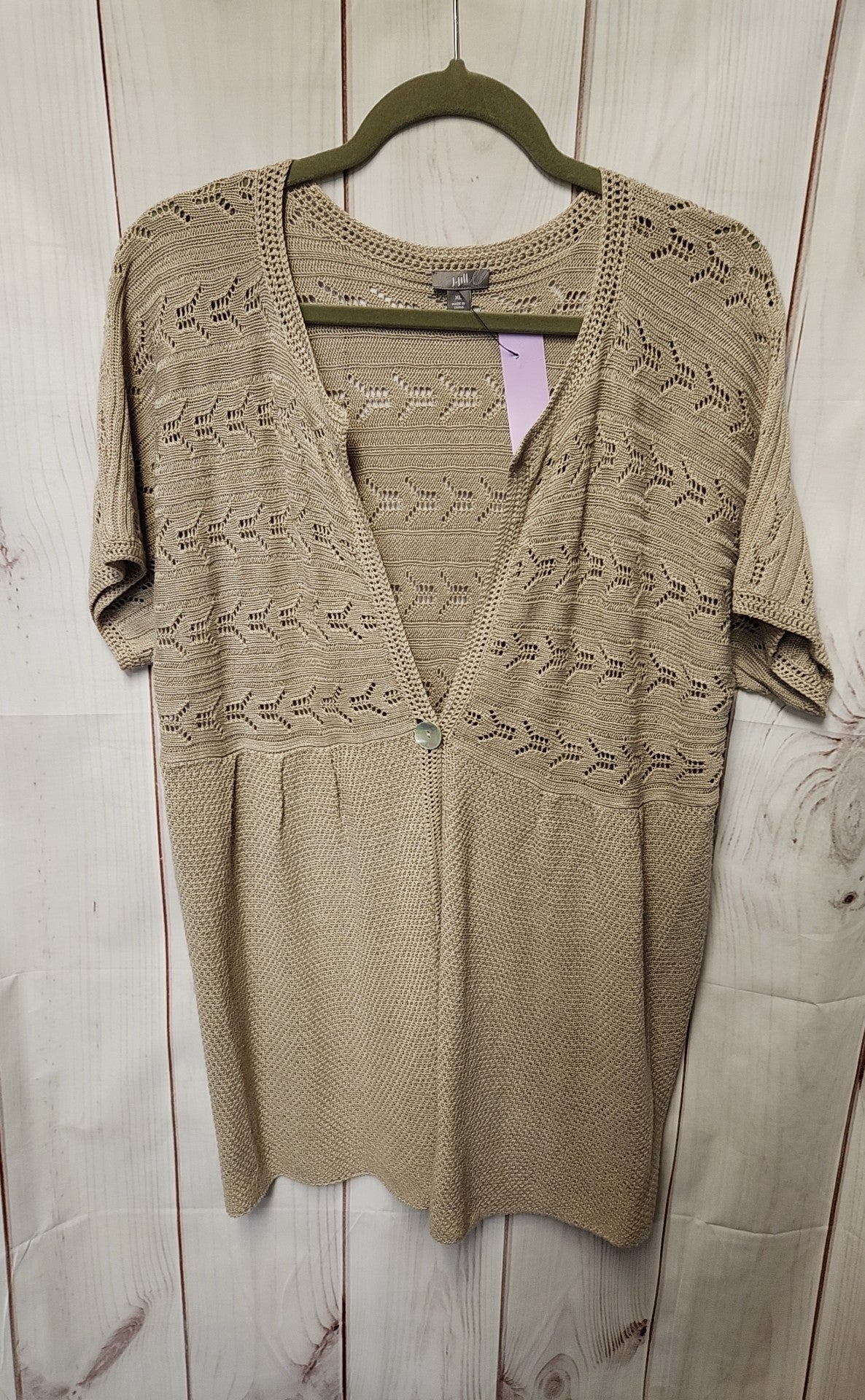 J Jill Women's Size XL Beige Cardigan