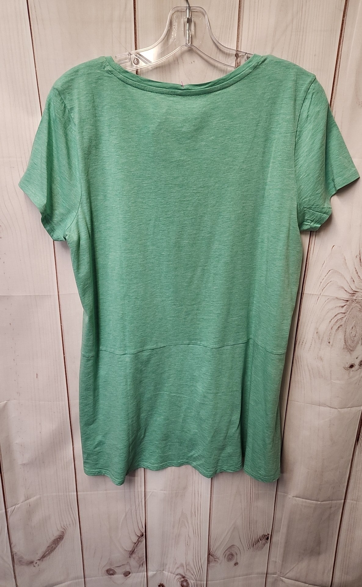 Pure Jill Women's Size M Green Short Sleeve Top