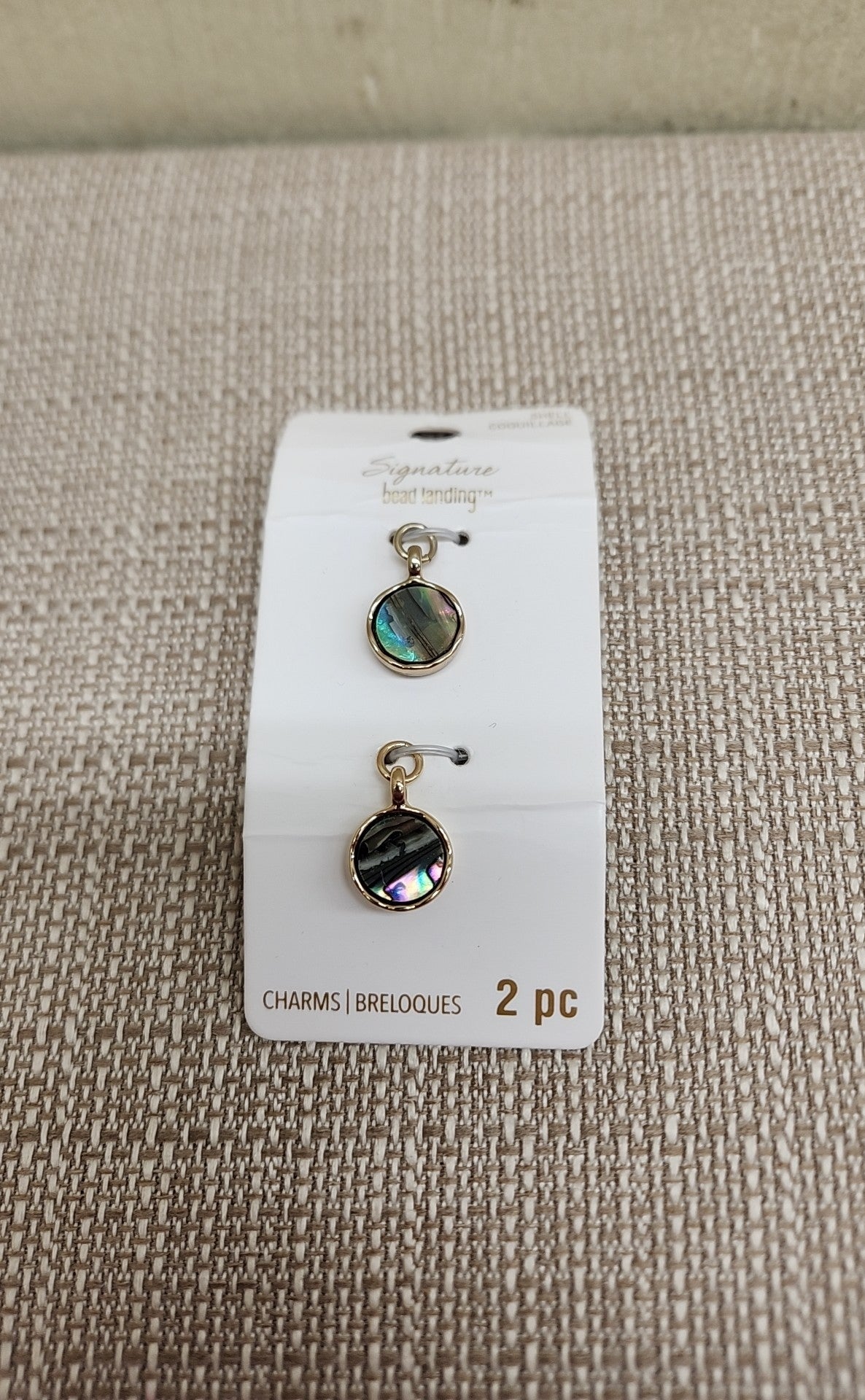 2PCS Abalone Shell Charm