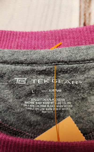 Tek Gear Women's Size L Pink Sweatshirt