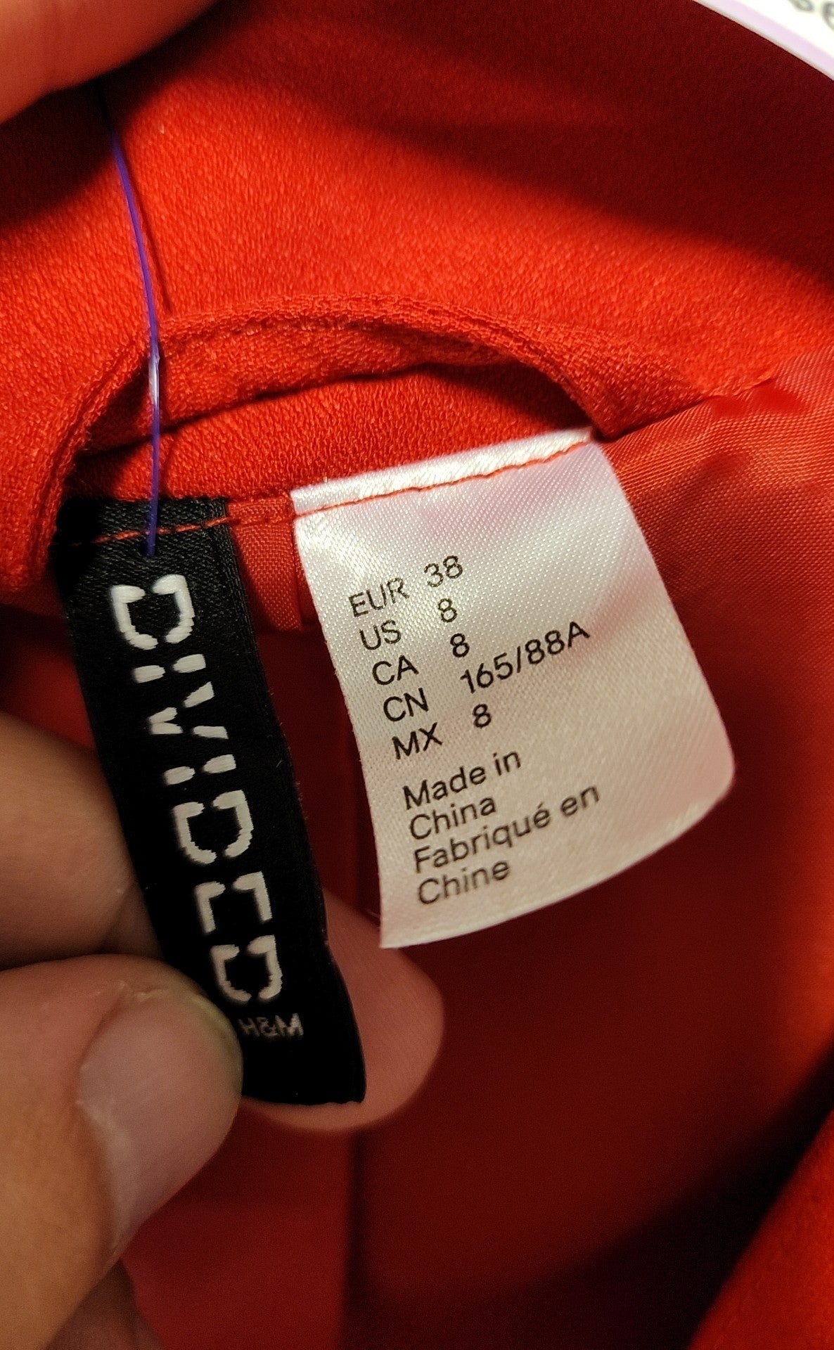 Divided Women's Size 8 Red Cardigan