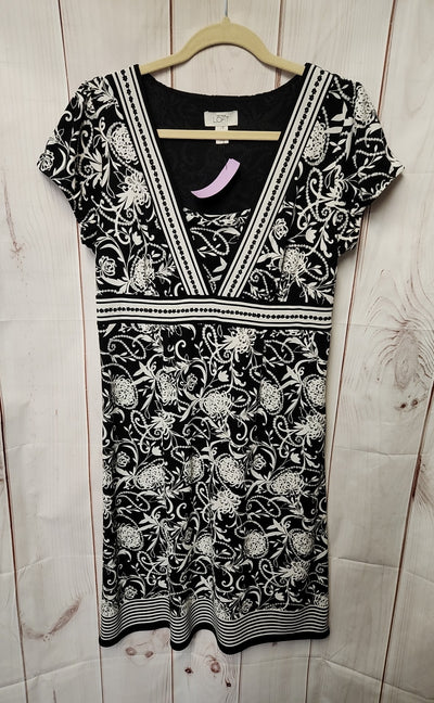 Loft Women's Size 10 Black & White Dress