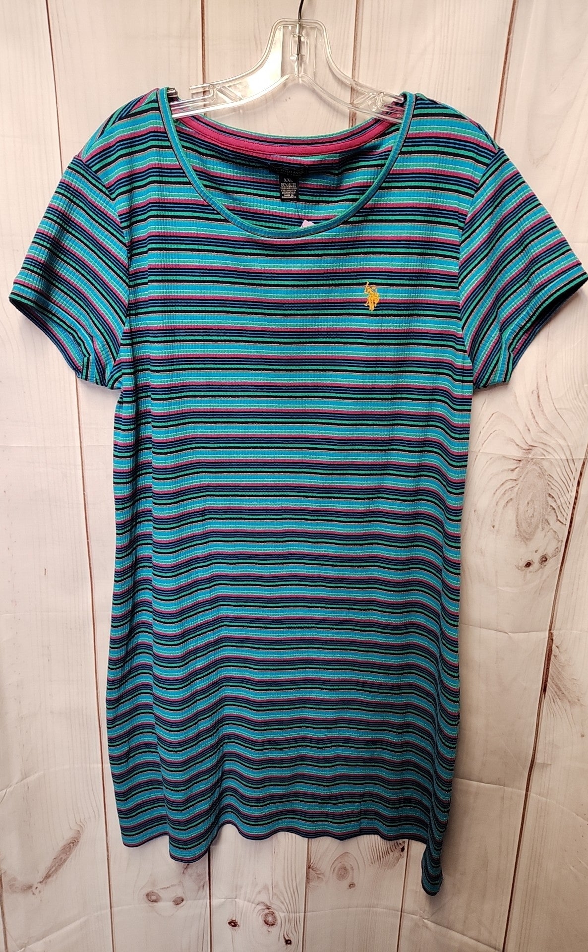 US Polo Assn. Women's Size XXL Blue Dress