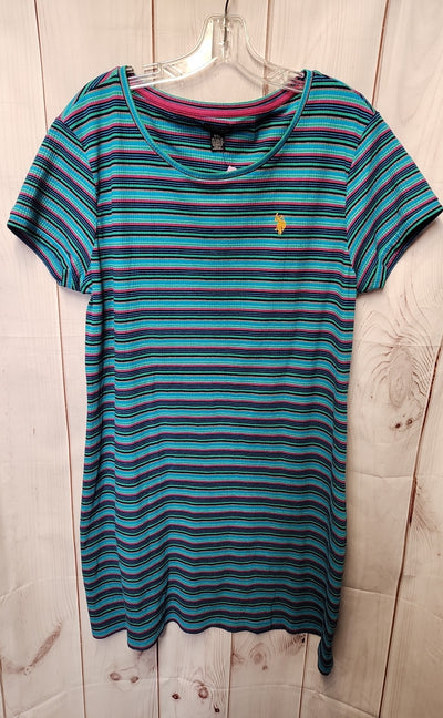 US Polo Assn. Women's Size XXL Blue Dress