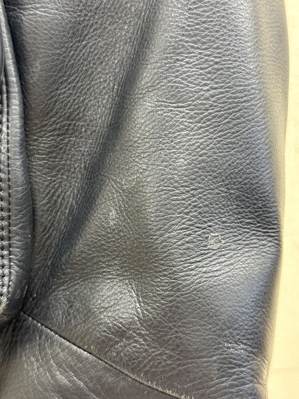 Coach F24683 Black Leather Purse Bag AS IS - wear on corners & marks