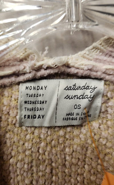 Saturday Sunday Women's Size One Size Pink Cardigan