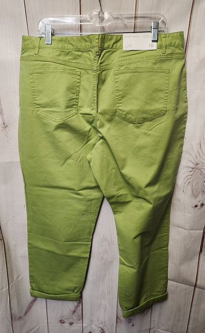 NWT J Jill Women's Size 18 Green Pants