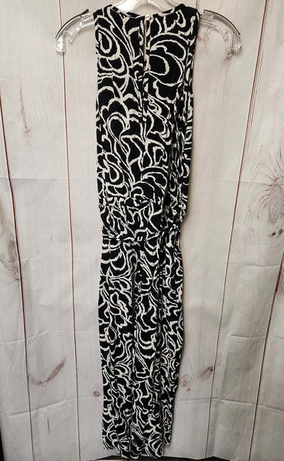 Loft Women's Size XXS Petite Black & White Jumpsuit