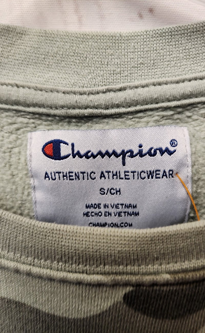 Champion Women's Size S Green Camo Sweatshirt