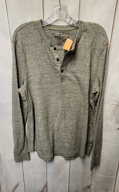 American Eagle Men's Size L Gray Shirt