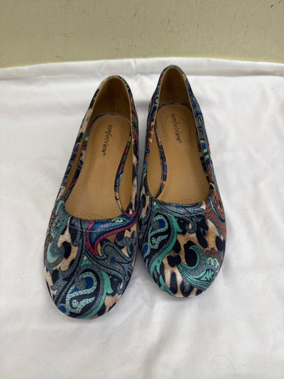 Comfortview Women's Size 9-1/2 Blue Flats Shoes