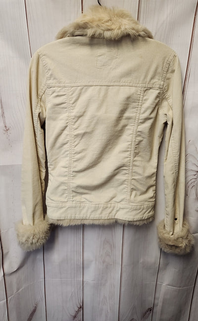 22 Women's Size S Cream Corduroy Jacket
