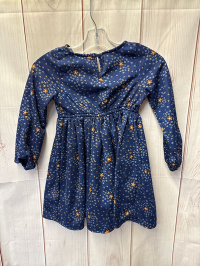 Tahari Girl's Size 4 Blue Dress