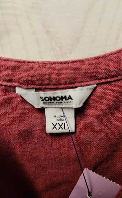 Sonoma Women's Size XXL Red Dress