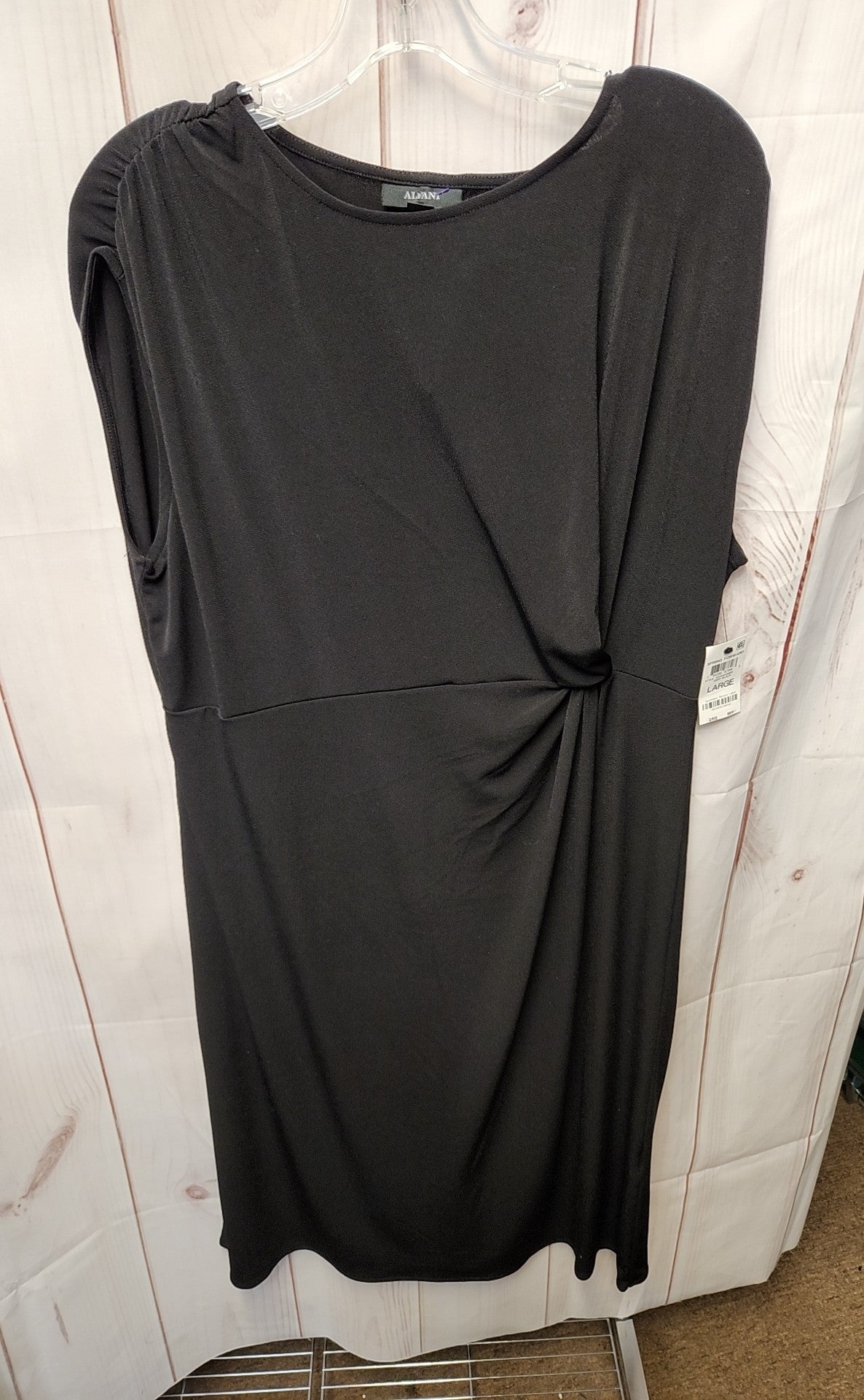 NWT Alfani Women's Size L Black Dress STretch
