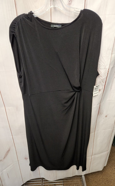NWT Alfani Women's Size L Black Dress STretch