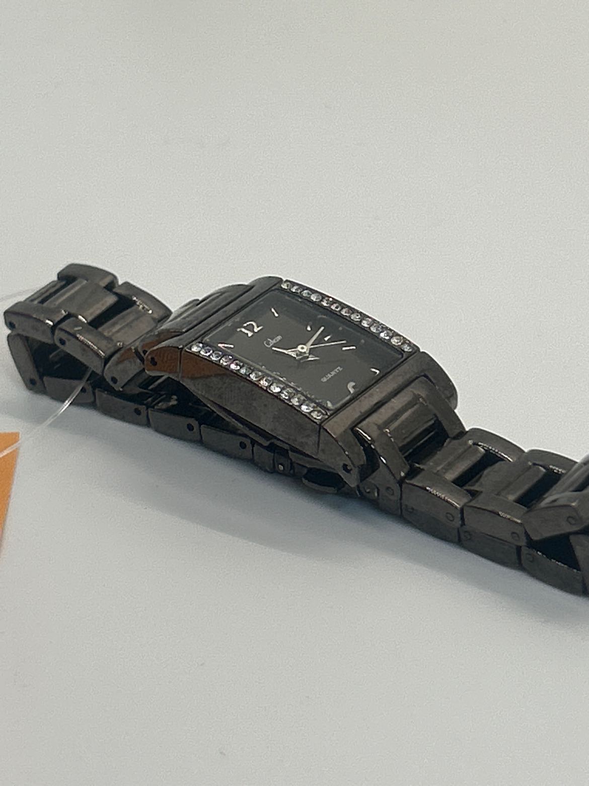 Collezio Black Crystal Rhinestone Watch - Needs Battery