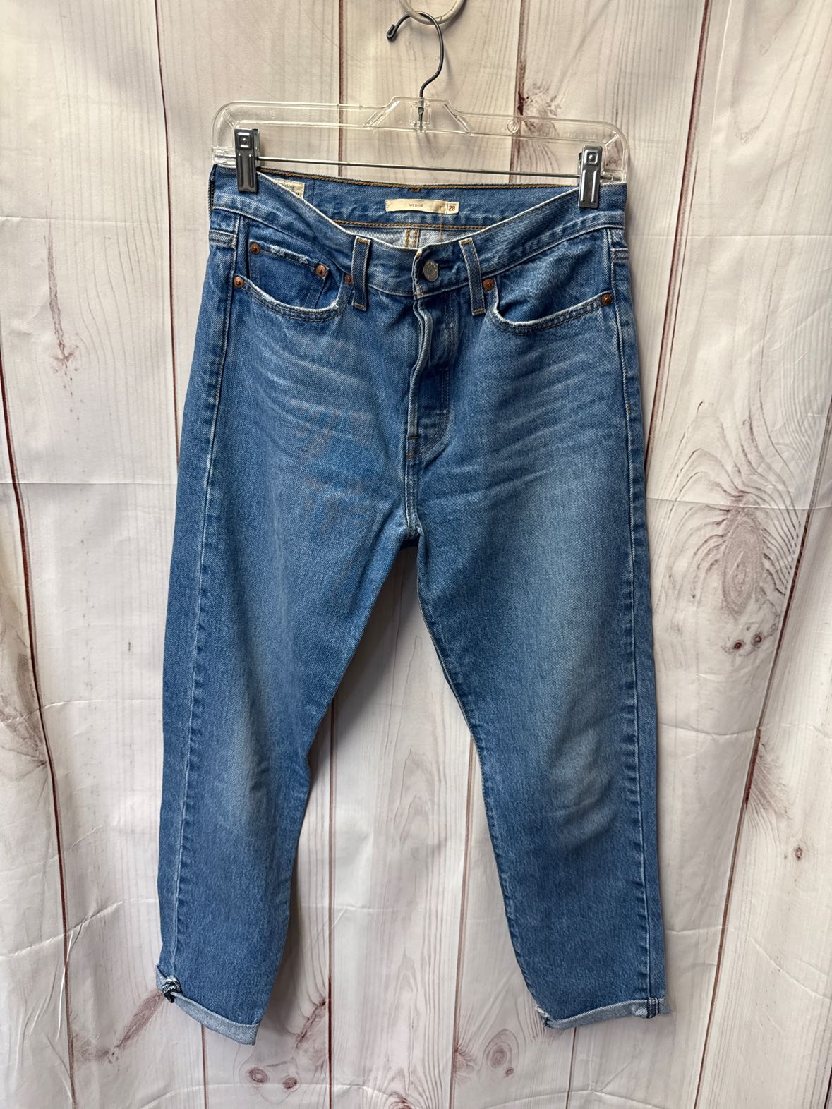 Levis Women's Size 28 (5-6) Blue Jeans Wedgie
