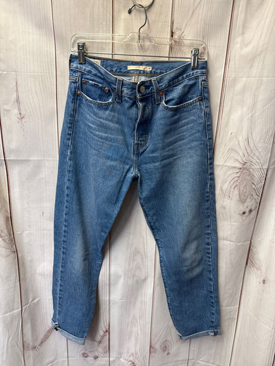 Levis Women's Size 28 (5-6) Blue Jeans Wedgie