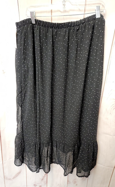 NWT A New Day Women's Size XXL Black Skirt